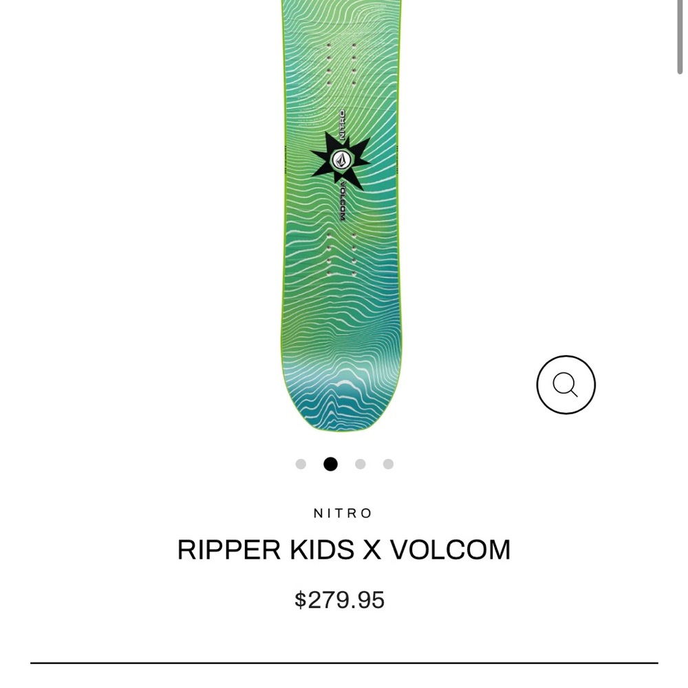 132 CM Volcom Nitro Snowboard - Picture 6 of 16